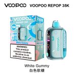 VOOPOO-REPOP-35K-白色軟糖一次性電子煙-拋棄式電子煙